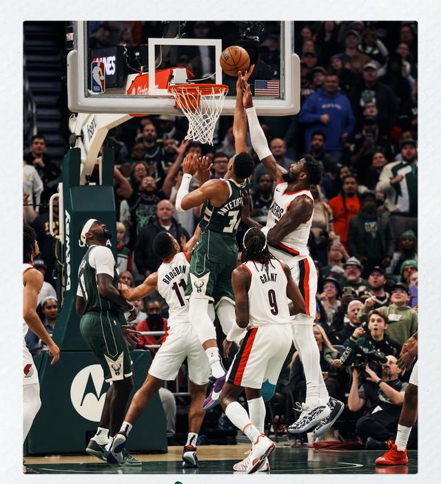 包含雄鹿惜败灰熊，字母哥努力得分的词条