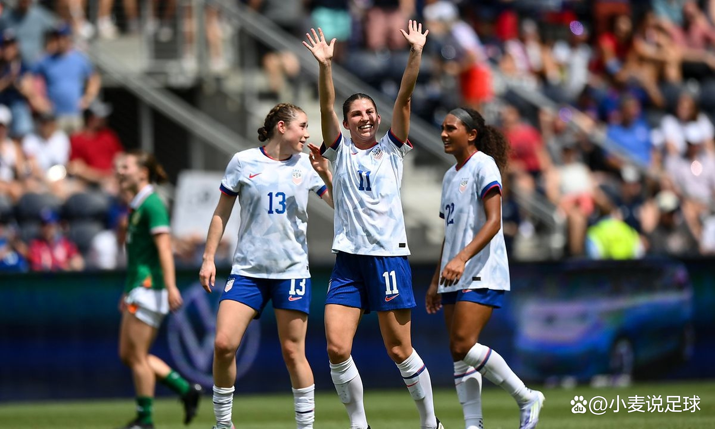 爱尔兰女足比赛中技艺高超者脱颖而出 爱尔兰女足比赛中技艺高超者脱颖而出